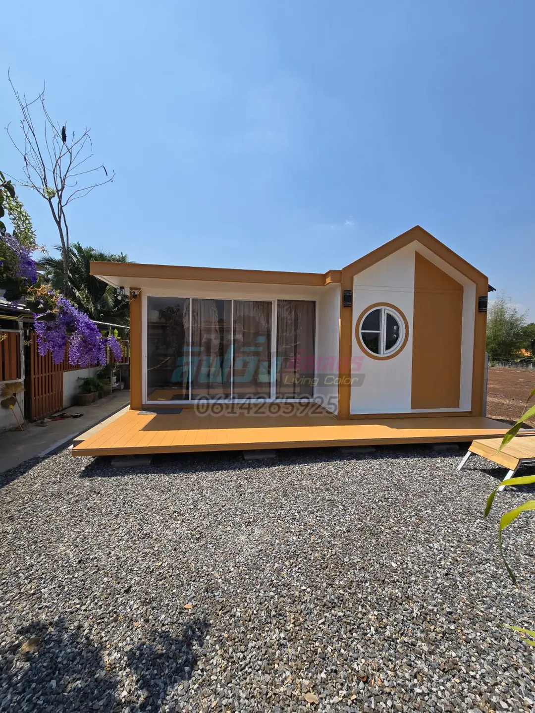 Compact Prefab House — Living Color Korat prefab house
